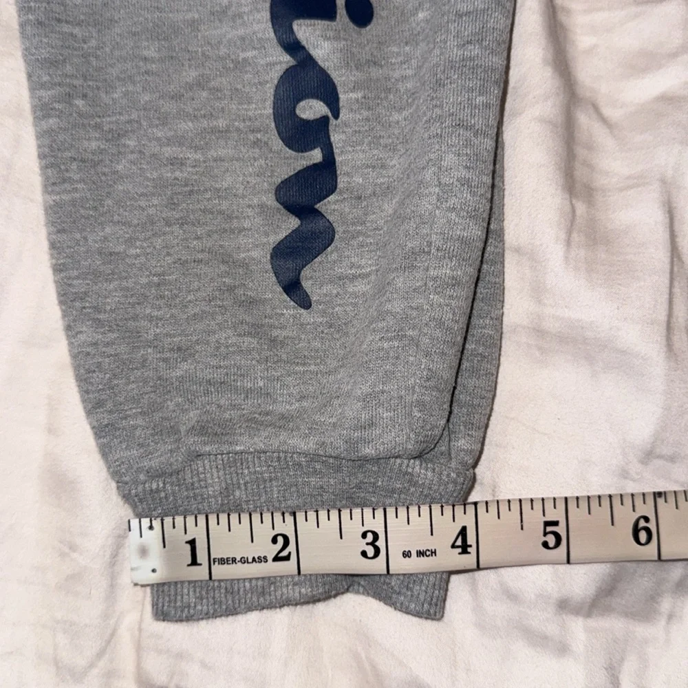 Champion Grey Logo Sweatpants Kids Size S
